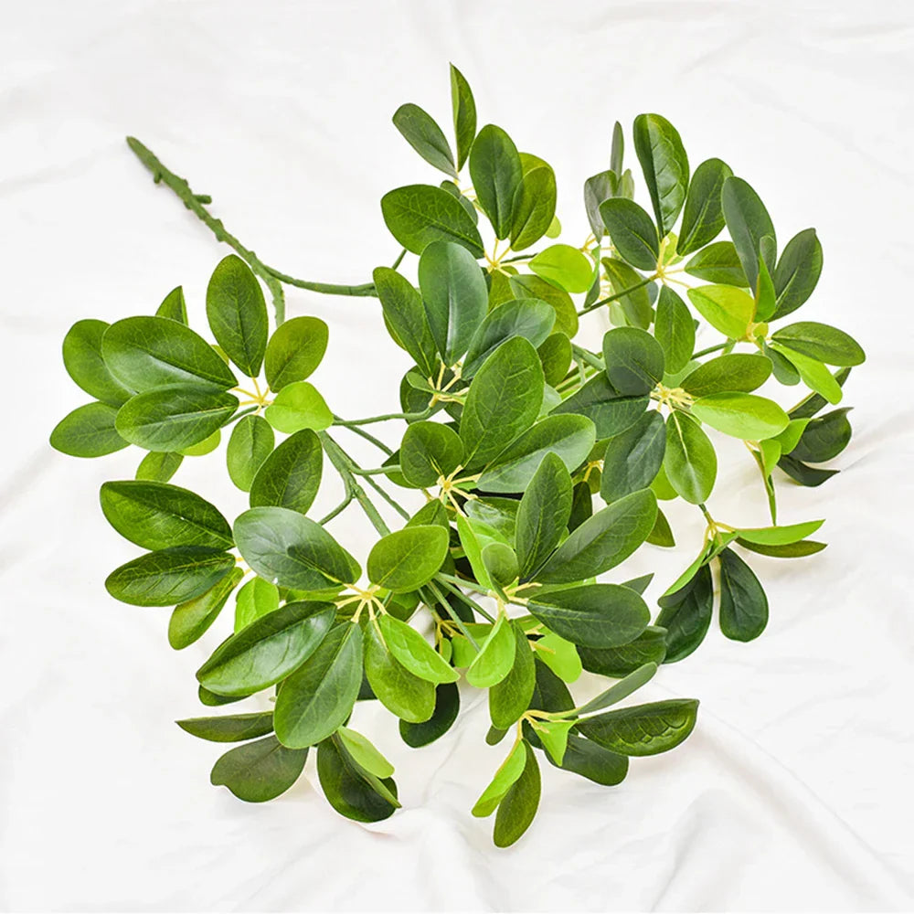 Dlight Decor 73cm Tropical Ficus Palm Tree Branch with Monstera Leaves Dlight Decor