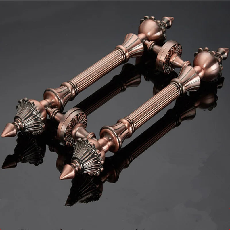 Antique Bronze Zinc Alloy Door Pull – Elegant Long Handle for Glass, Wooden, or Alloy Doors (280-550mm) Dlight Decor