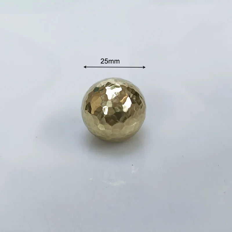 Brass Ball Cabinet Knobs – Modern Wardrobe Handles and Dresser Pulls Dlight Decor