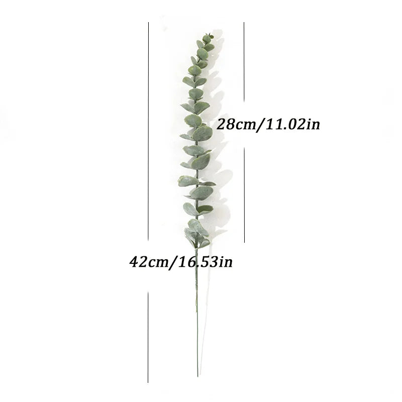 Dlight Decor 42cm Eucalyptus Branches with Money Leaves Set Dlight Decor