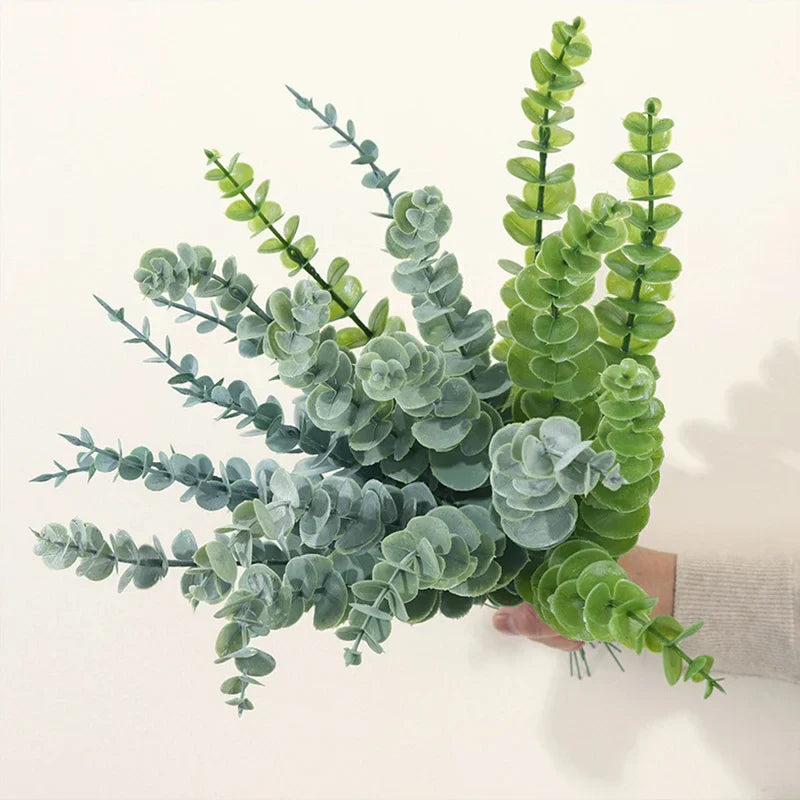Dlight Decor 42cm Eucalyptus Branches with Money Leaves Set Dlight Decor