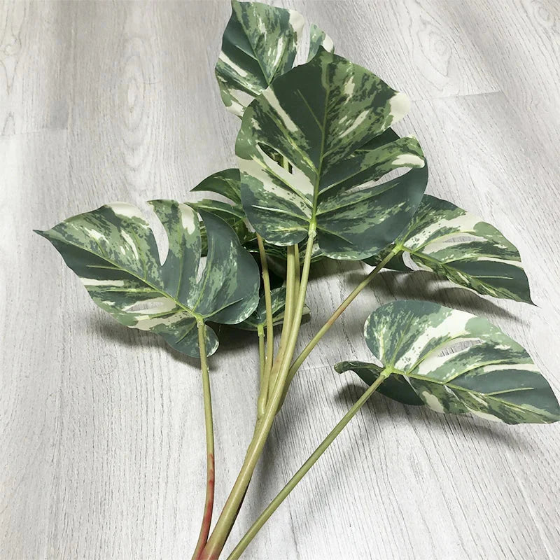 Dlight Decor 90cm Monstera Branch with Tropical Turtle Leaves Dlight Decor