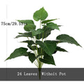 Dlight Decor 75cm Monstera Palm Tree with 24 Turtle Leaves Dlight Decor