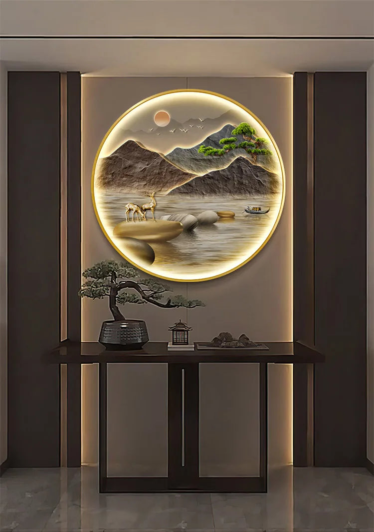 Dlight Decor Luxury Glow Round Wall Light for Interiors Dlight Decor