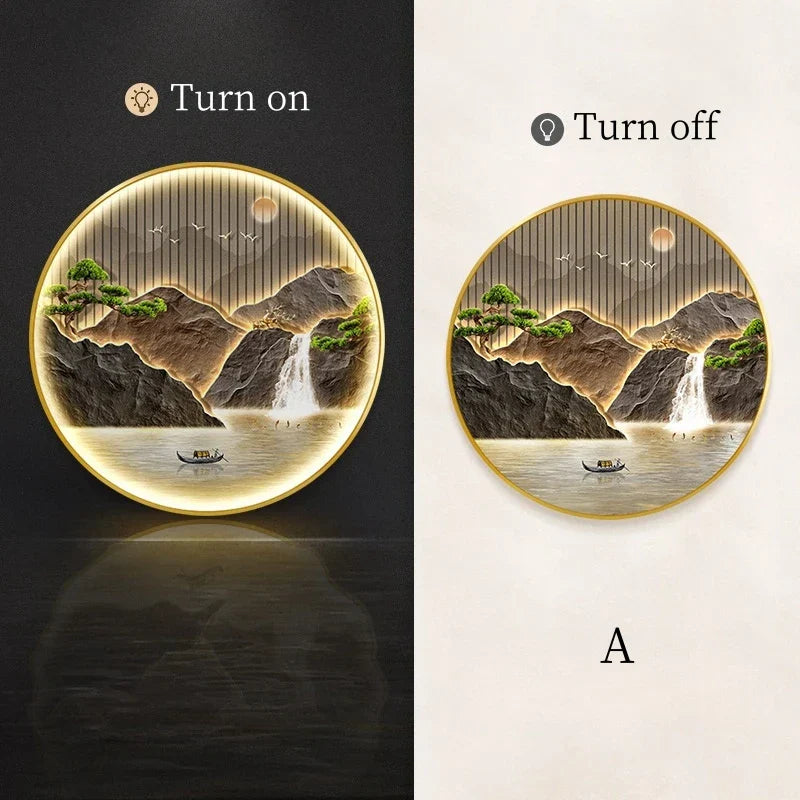 Dlight Decor Luxury Glow Round Wall Light for Interiors Dlight Decor