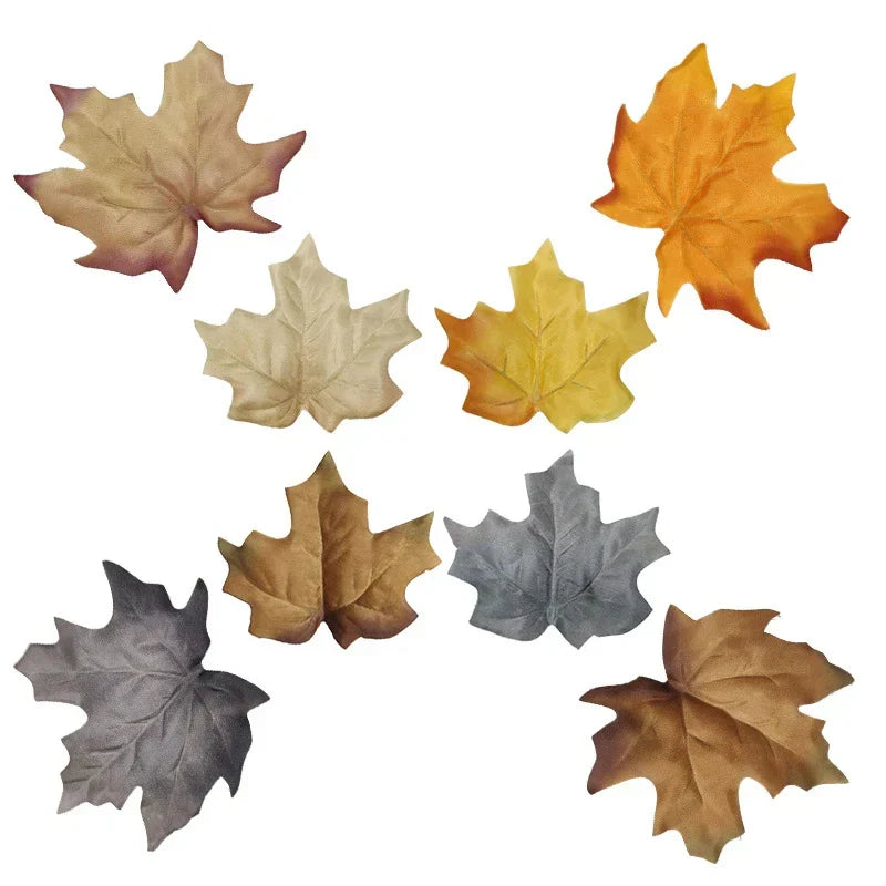 Dlight Decor 12pcs Autumn Maple Leaves for Christmas and Seasonal Decor Dlight Decor