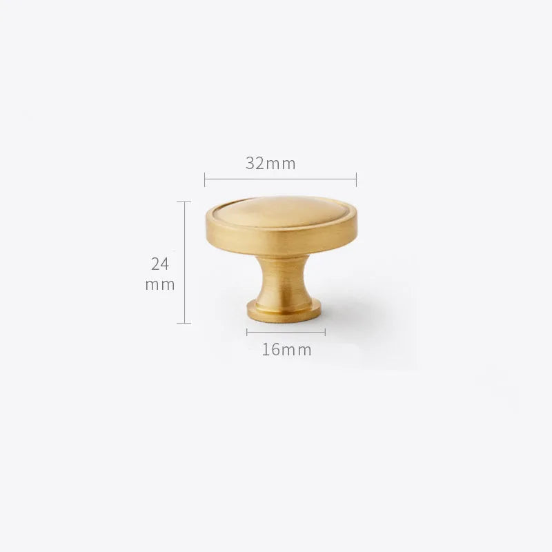 Gold Brass Dresser Handles – Modern Cabinet Pulls and Drawer Knobs for Kitchen and Furniture Dlight Decor