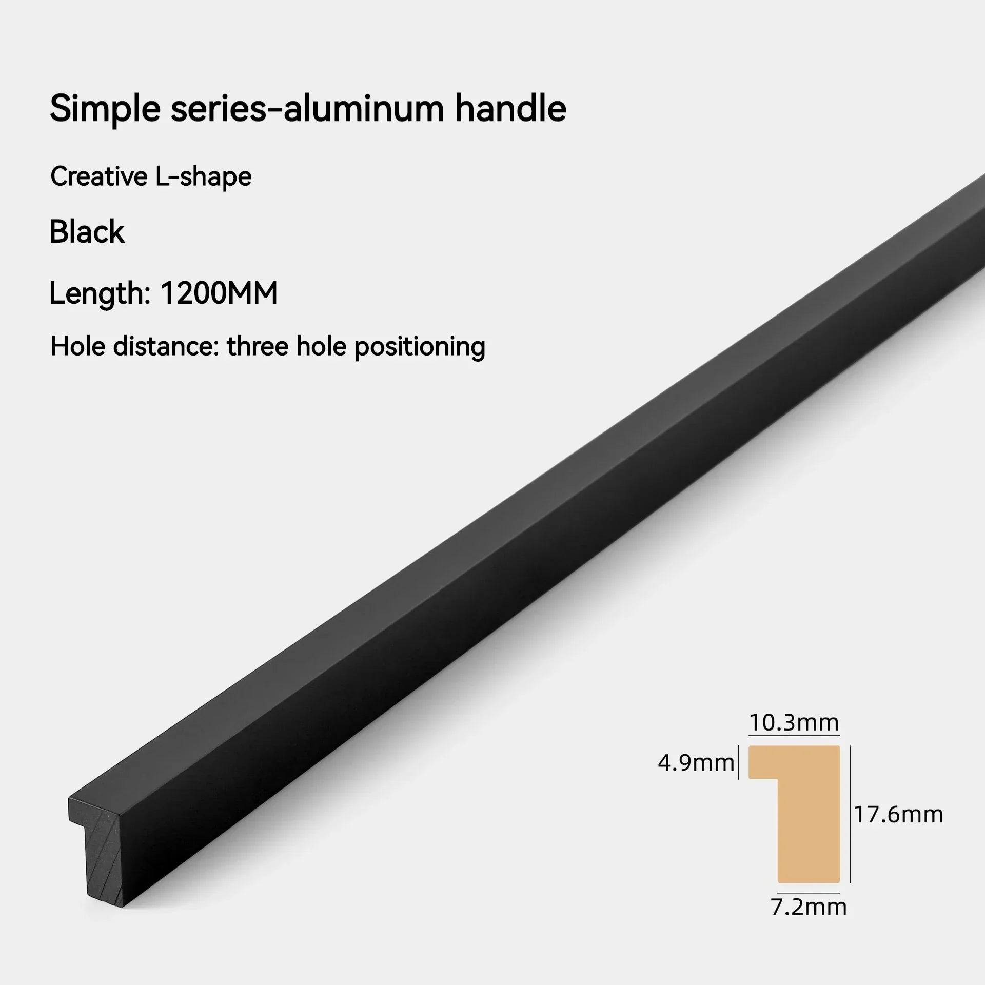 Modern Long T-Bar Aluminum Cabinet Handles – Brushed Gold, Silver, and Black Pulls for Drawers and Cupboards (700-1200mm) Dlight Decor