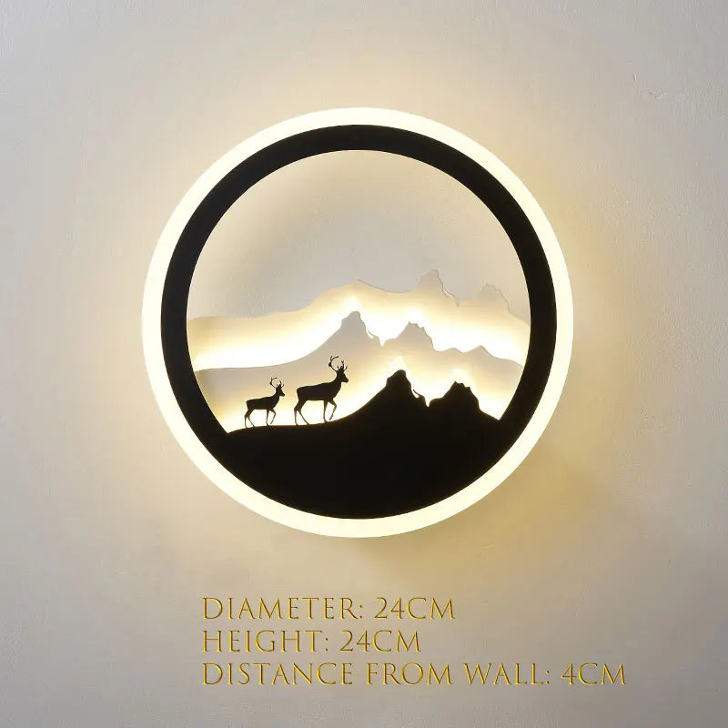Dlight Decor Nordic Character Glow Wall Lamp Dlight Decor