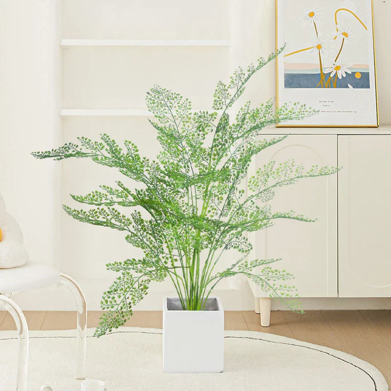 Dlight Decor 88cm Tropical Palm Fern Branch with Real Touch Leaves Dlight Decor