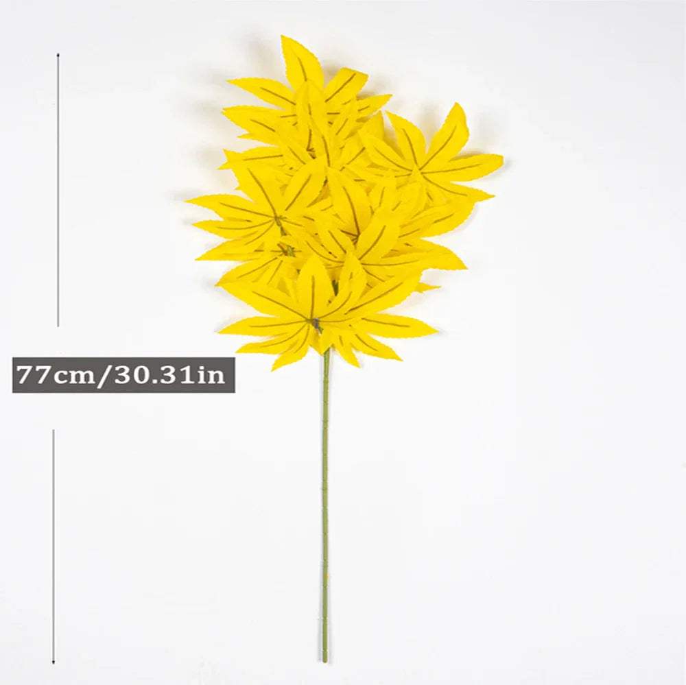 Dlight Decor 77cm Autumn Maple Leaf Branch for Fall Display Dlight Decor