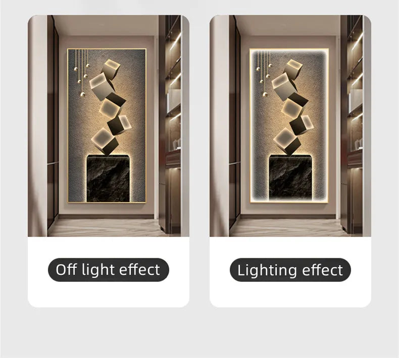 Dlight Decor Crystal Wall Art Glow Lamp for Interiors Dlight Decor