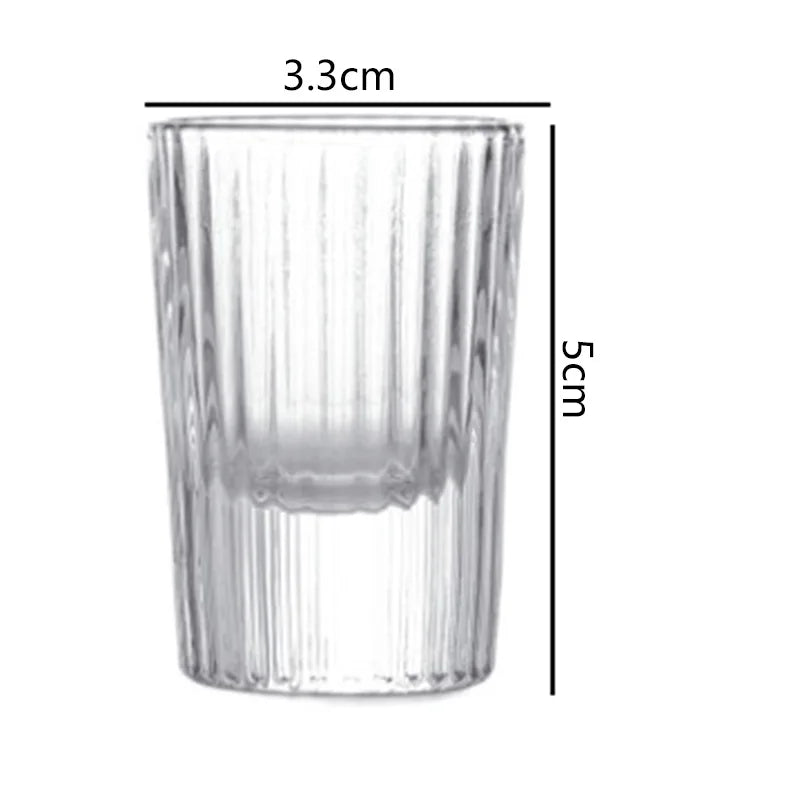 Dlight Decor 12pc Mini Shot Glass Set 20ml Clear Style Dlight Decor