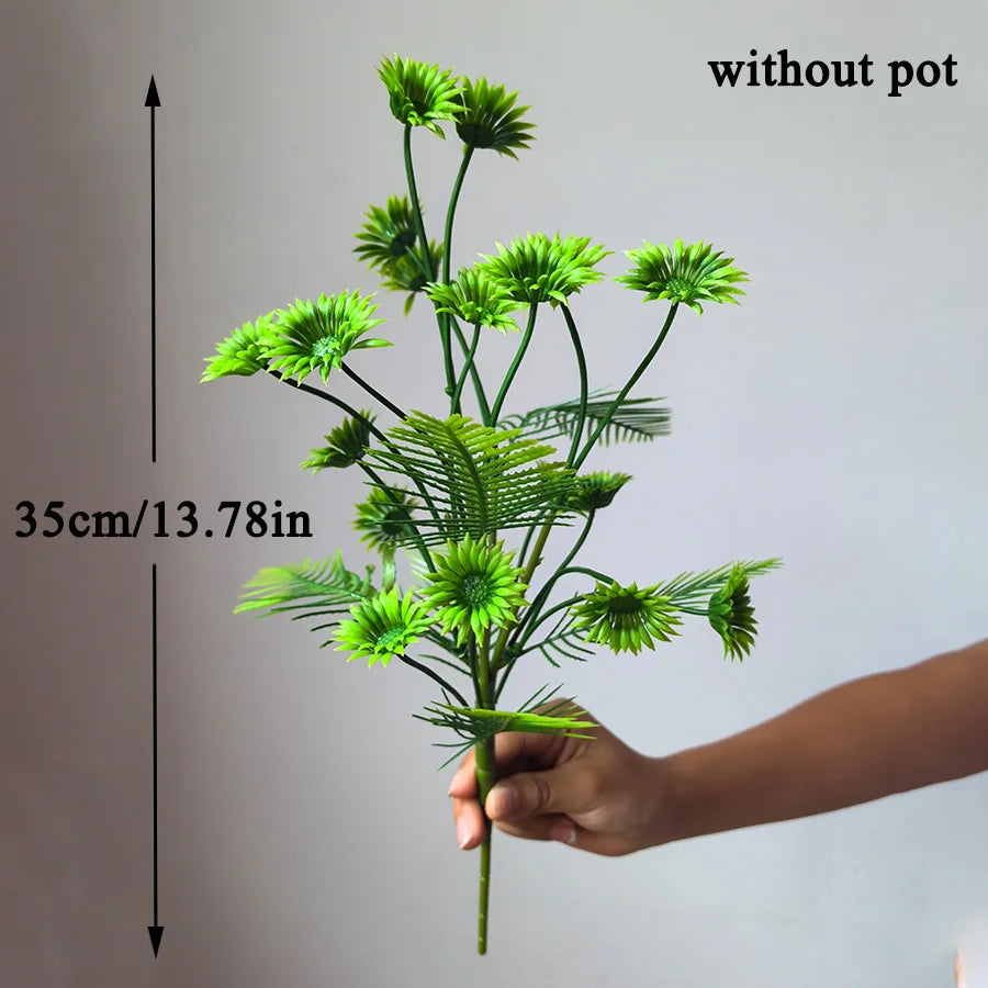 Dlight Decor 37cm Eucalyptus Money Plant Branch for Home and Garden Decor Dlight Decor