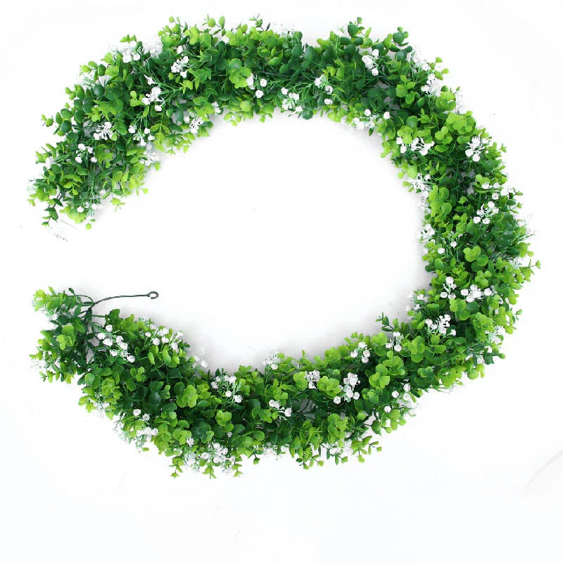 Dlight Decor Eucalyptus Vines with Babysbreath for Wall and Event Decor Dlight Decor