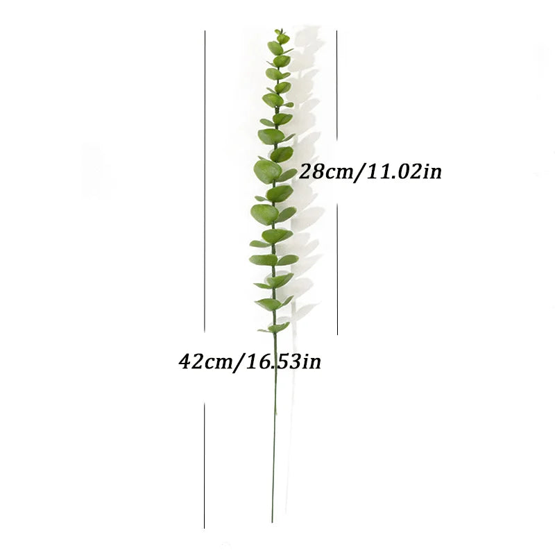 Dlight Decor 42cm Eucalyptus Branches with Money Leaves Set Dlight Decor