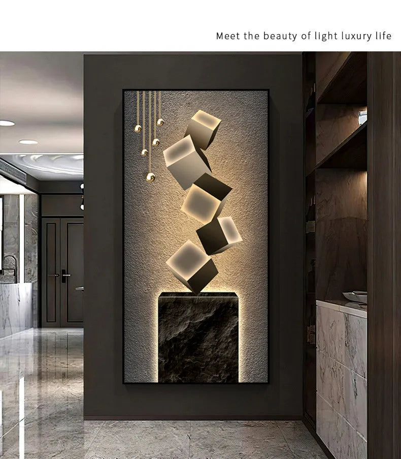 Dlight Decor Crystal Wall Art Glow Lamp for Interiors Dlight Decor