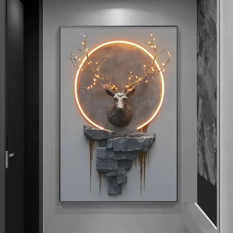 Dlight Decor Reindeer Wall Glow for Luxe Entry Spaces Dlight Decor