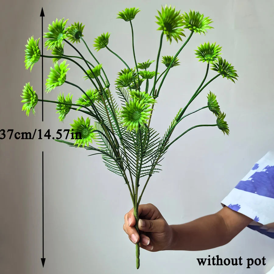 Dlight Decor 37cm Eucalyptus Money Plant Branch for Home and Garden Decor Dlight Decor