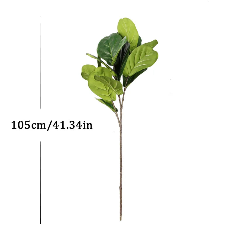 Dlight Decor 113cm Tropical Ficus Tree with Rubber Style Leaves Dlight Decor