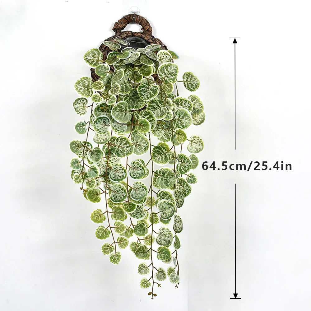 Dlight Decor 64cm Hanging Eucalyptus Vine with Apple Leaves Dlight Decor
