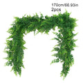 Dlight Decor 175cm Tropical Fern Vine Hanging Plant for Home and Garden Wall Decor Dlight Decor