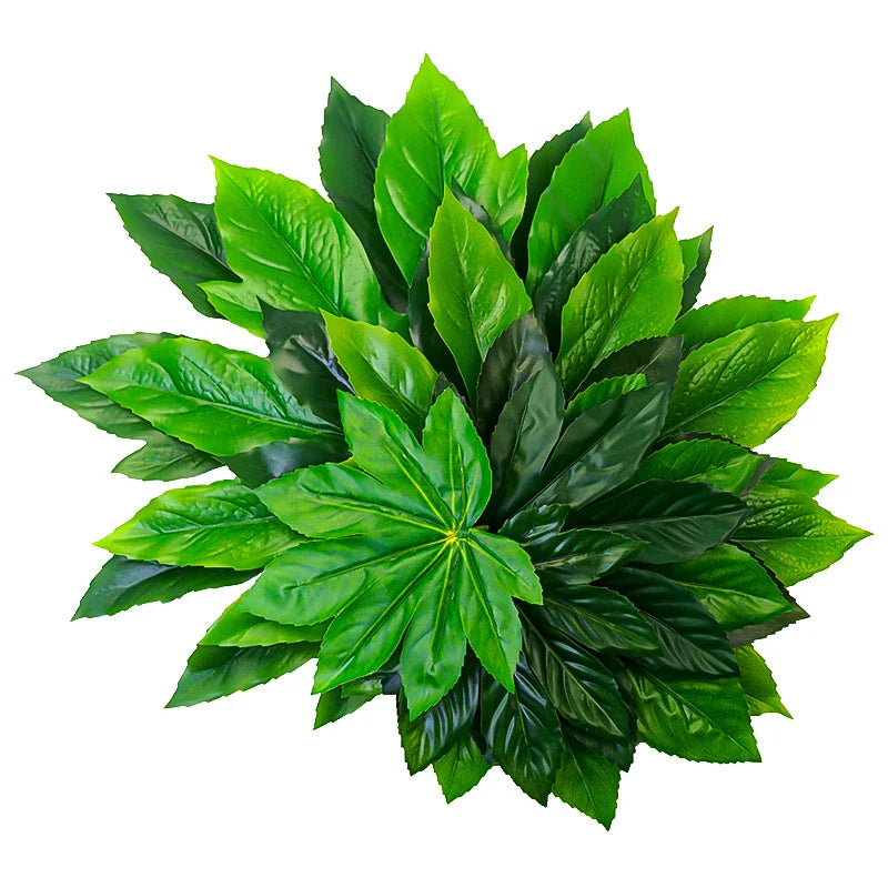 Dlight Decor 5 or 10pcs Tropical Fatsia Monstera Leaves for Table and Home Decor Dlight Decor