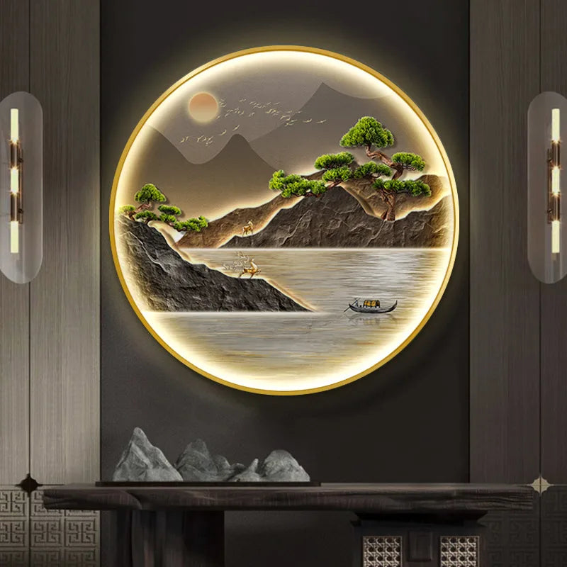 Dlight Decor Luxury Glow Round Wall Light for Interiors Dlight Decor