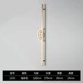 New Chinese-Style Zinc Alloy Cabinet Handles – Elegant Gold Pulls for Wardrobes, Drawers, and Cupboards Dlight Decor