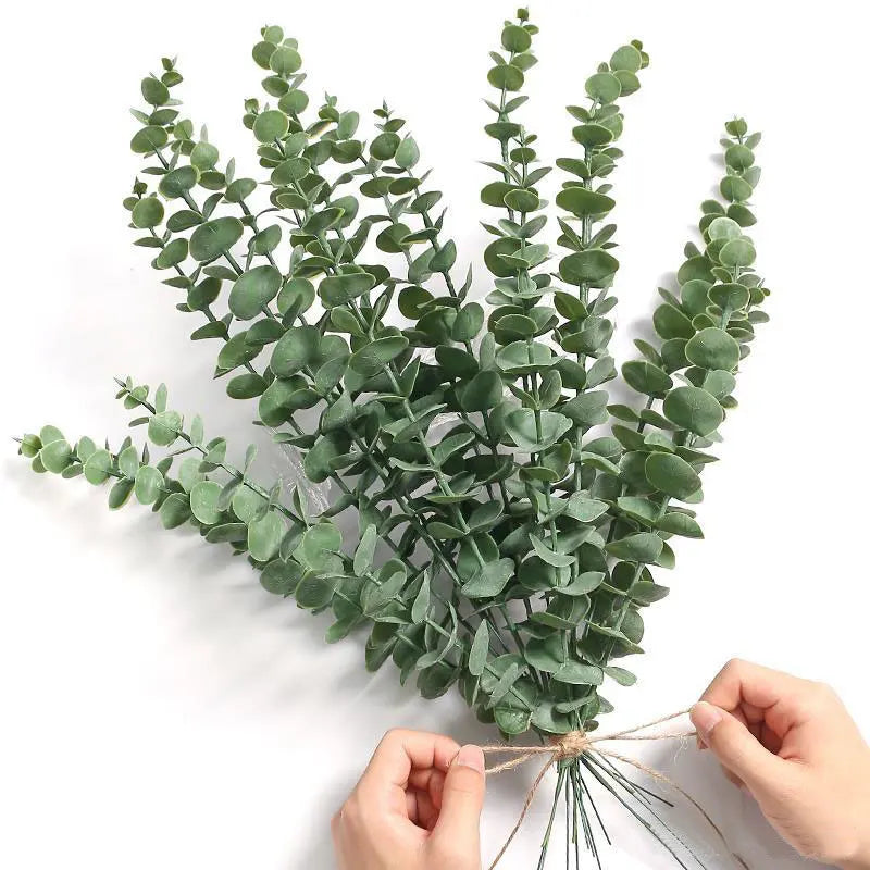 Dlight Decor 42cm Eucalyptus Branches with Money Leaves Set Dlight Decor
