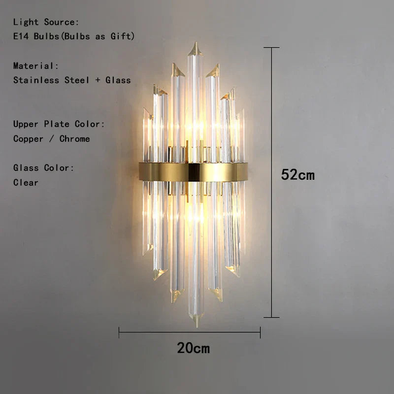 Gianna Italian Crystal Glass Pendant Chandelier – Classic Hanging Light for Staircase & High Ceilings Dlight Decor