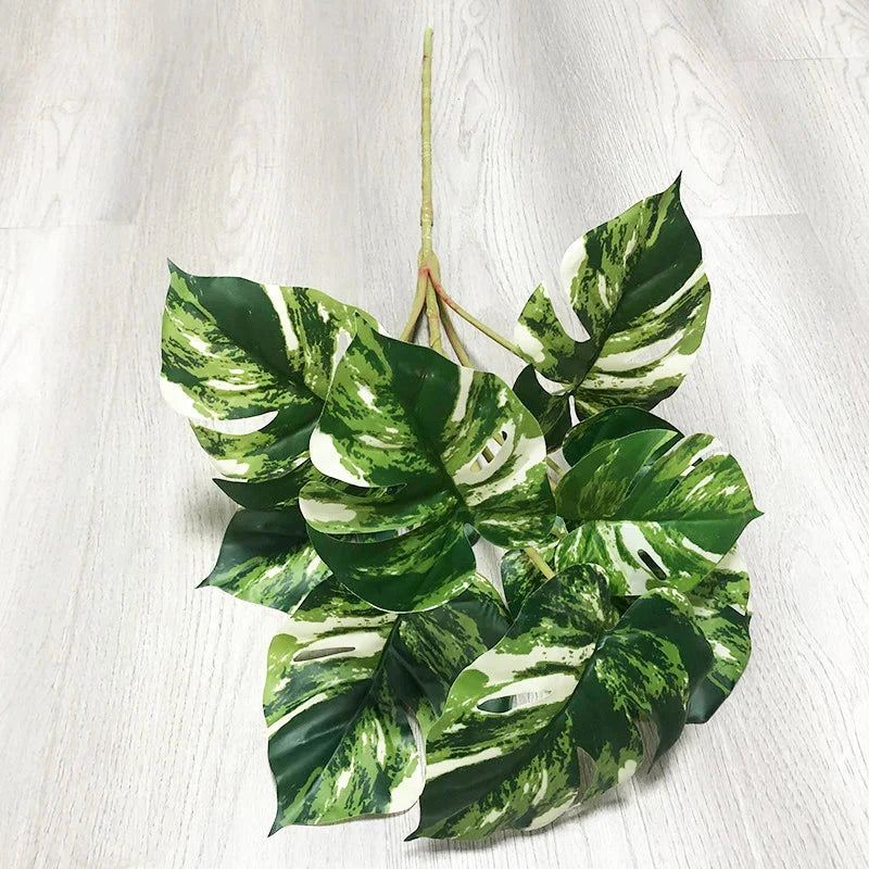 Dlight Decor 90cm Monstera Branch with Tropical Turtle Leaves Dlight Decor