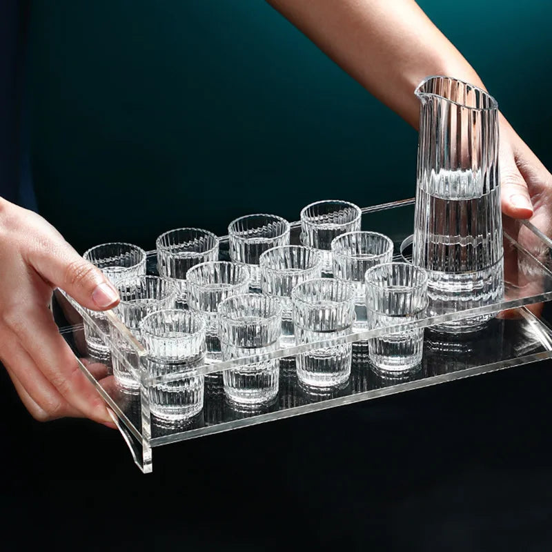 Dlight Decor 12pc Mini Shot Glass Set 20ml Clear Style Dlight Decor