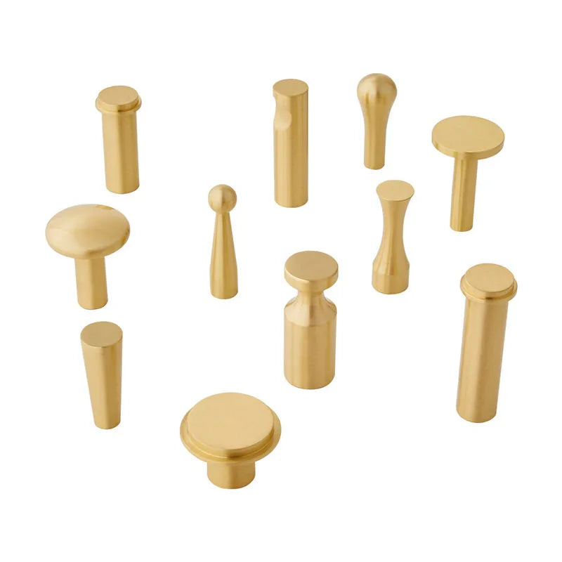 2pcs Simple Brass Wall Hooks – Gold Coat, Key, and Bag Holders for Home Storage Dlight Decor