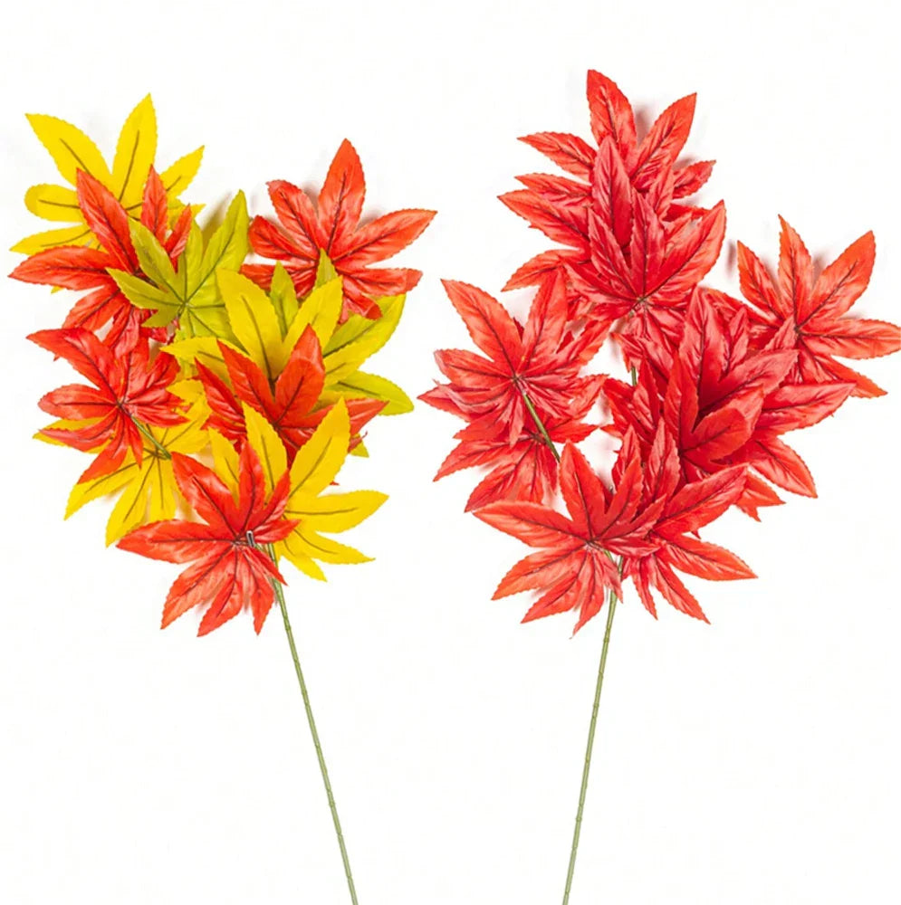 Dlight Decor 77cm Autumn Maple Leaf Branch for Fall Display Dlight Decor