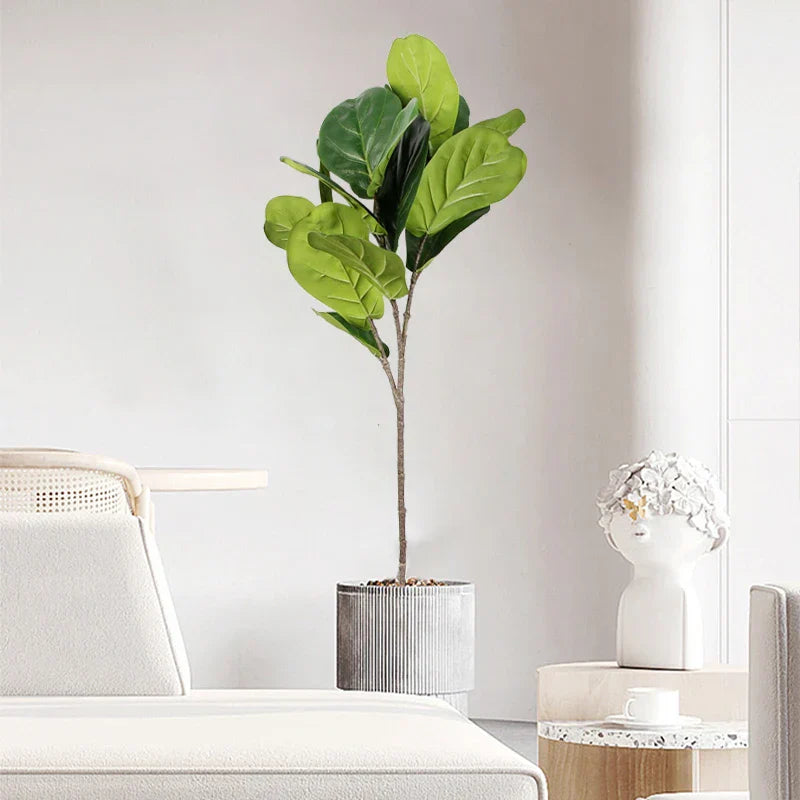 Dlight Decor 113cm Tropical Ficus Tree with Rubber Style Leaves Dlight Decor