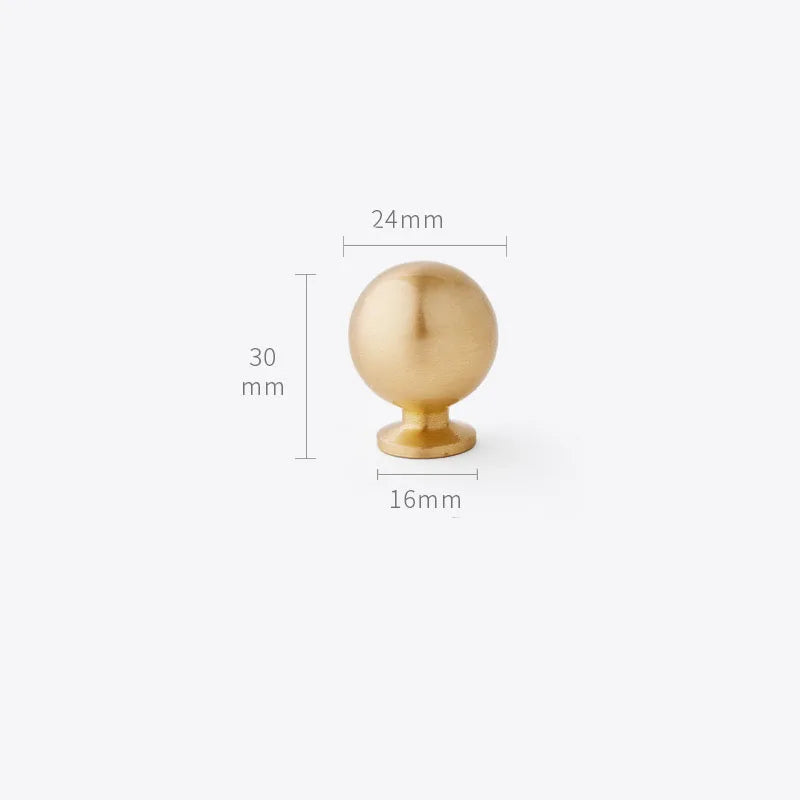 Gold Brass Dresser Handles – Modern Cabinet Pulls and Drawer Knobs for Kitchen and Furniture Dlight Decor