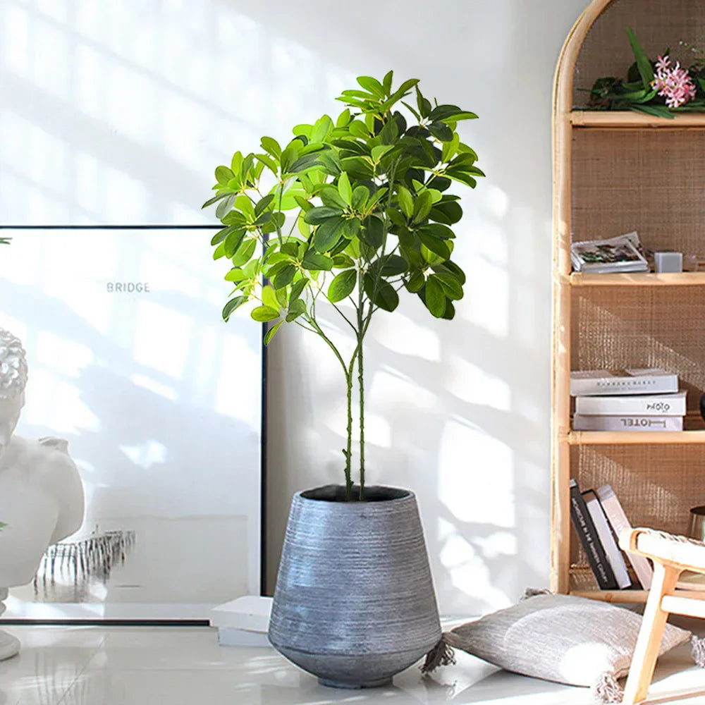 Dlight Decor 73cm Tropical Ficus Palm Tree Branch with Monstera Leaves Dlight Decor