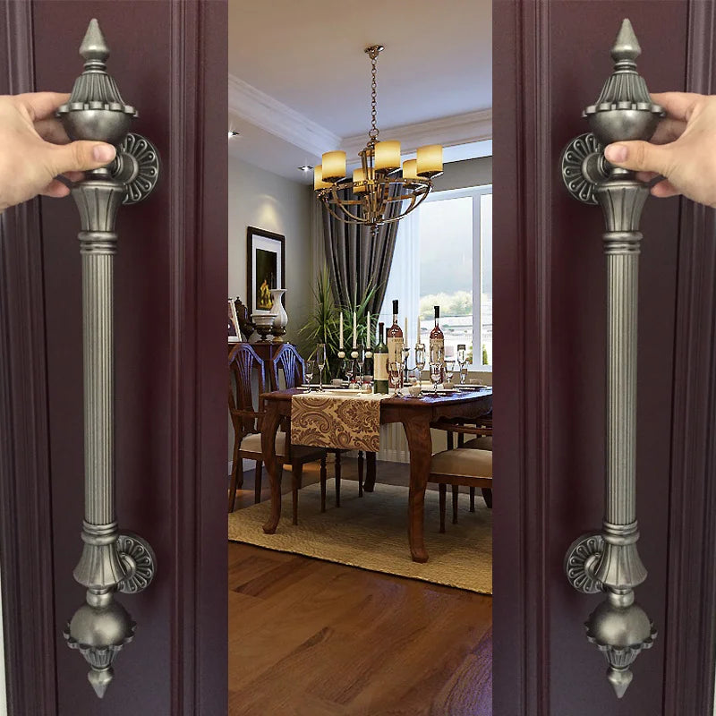 Antique Bronze Zinc Alloy Door Pull – Elegant Long Handle for Glass, Wooden, or Alloy Doors (280-550mm) Dlight Decor