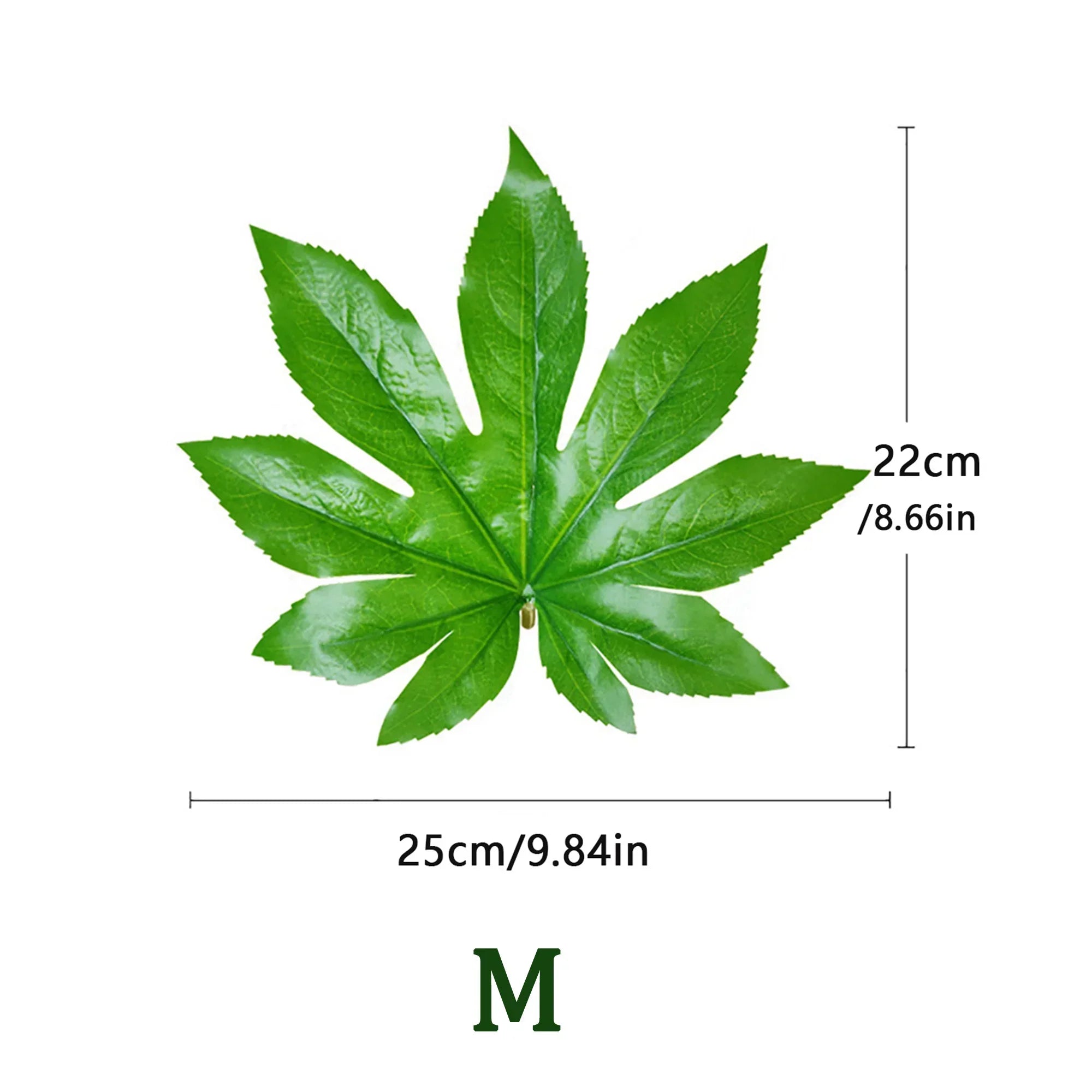 Dlight Decor 5 or 10pcs Tropical Fatsia Monstera Leaves for Table and Home Decor Dlight Decor