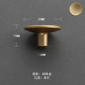 Modern Round Zinc Alloy Knob – Minimalist Drawer Pull for Wardrobes, Closets, and Kitchen Cabinets Dlight Decor