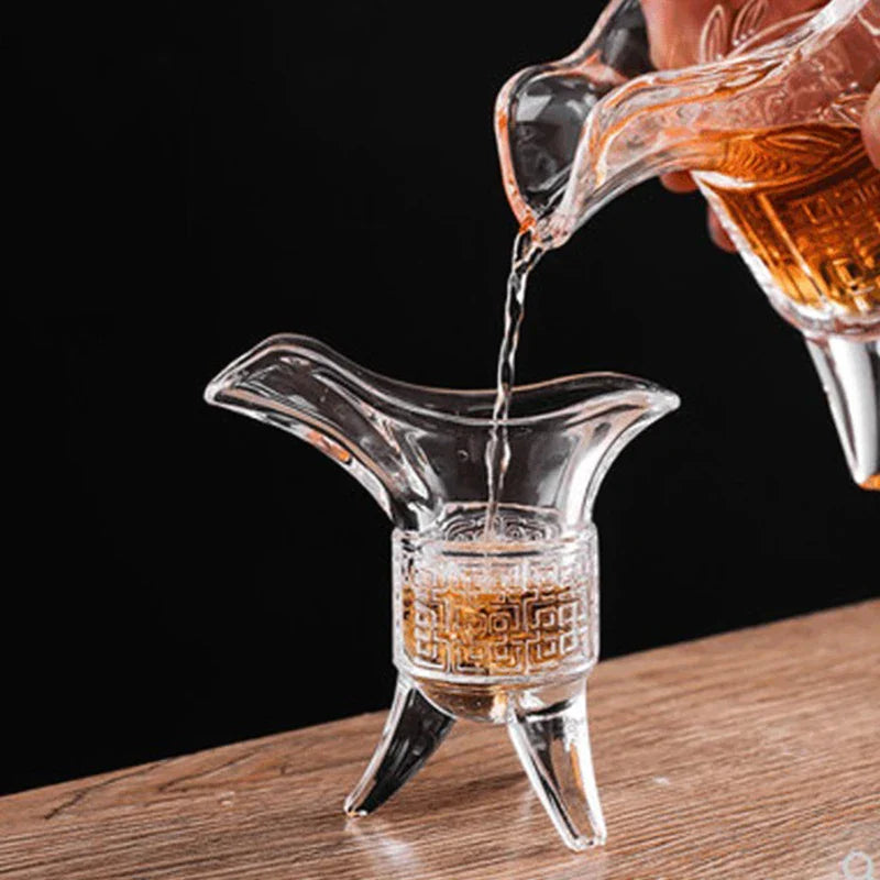 Dlight Decor 6pc Imperial Three-Foot Liquor Glass Set 20ml Dlight Decor