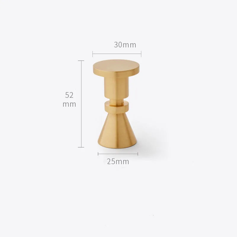 2pcs Simple Brass Wall Hooks – Gold Coat, Key, and Bag Holders for Home Storage Dlight Decor