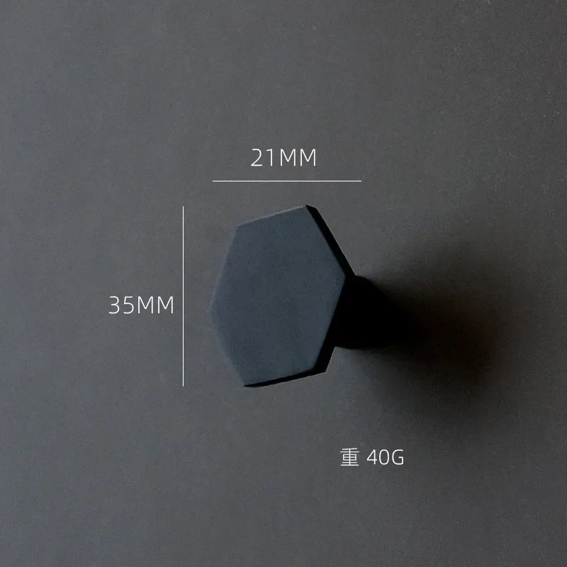 1 Piece - Mini Hexagon Gold Drawer Knob – Luxury Zinc Alloy Single Hole Handle for Cabinets and Doors Dlight Decor