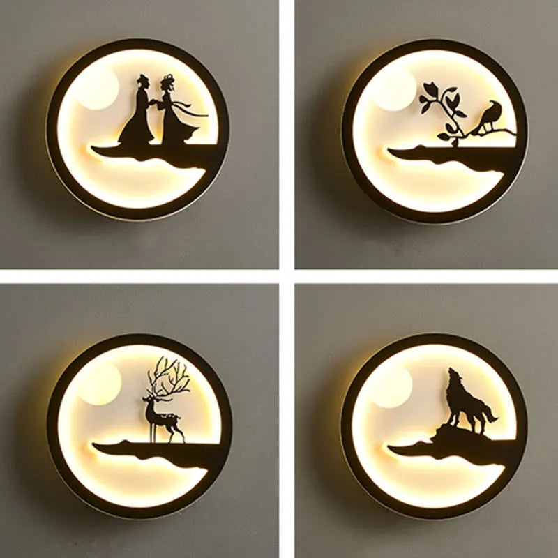 Dlight Decor Nordic Character Glow Wall Lamp Dlight Decor