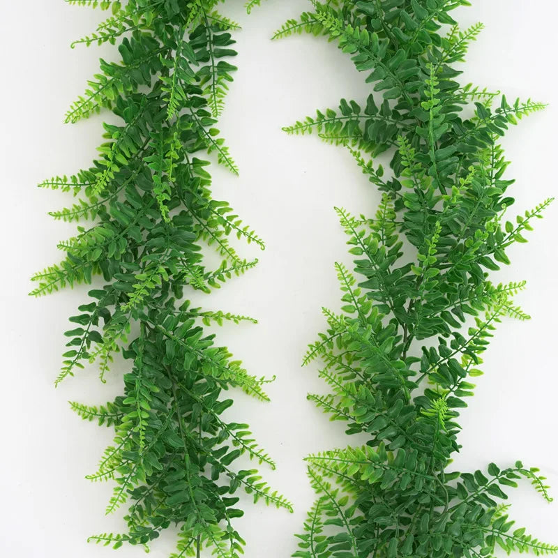 Dlight Decor 175cm Tropical Fern Vine Hanging Plant for Home and Garden Wall Decor Dlight Decor
