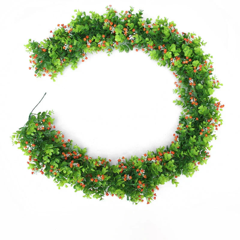 Dlight Decor Eucalyptus Vines with Babysbreath for Wall and Event Decor Dlight Decor