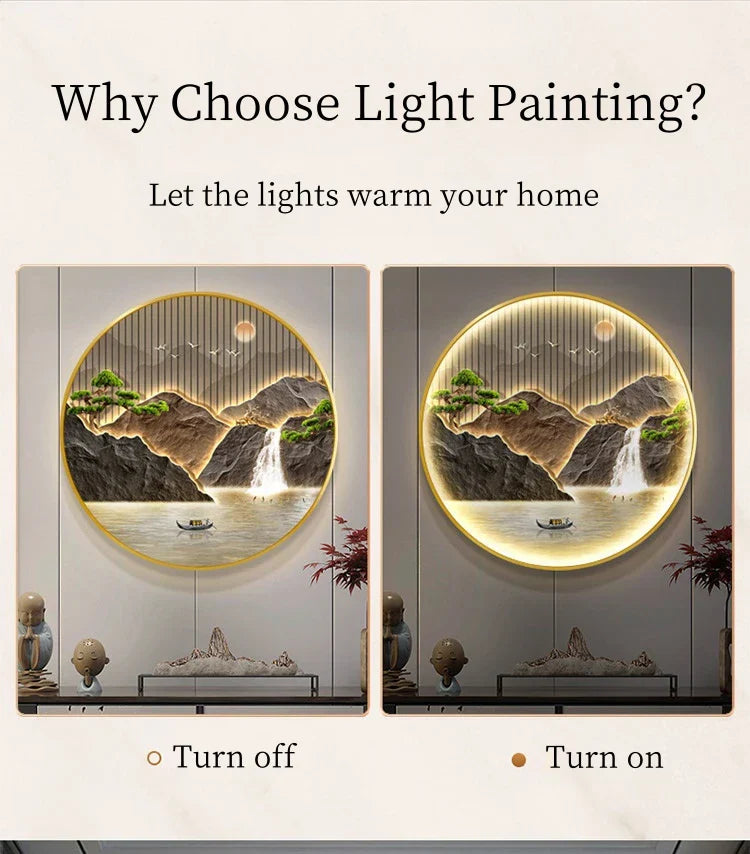 Dlight Decor Luxury Glow Round Wall Light for Interiors Dlight Decor