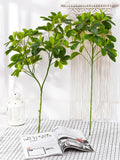 Dlight Decor 73cm Tropical Ficus Palm Tree Branch with Monstera Leaves Dlight Decor