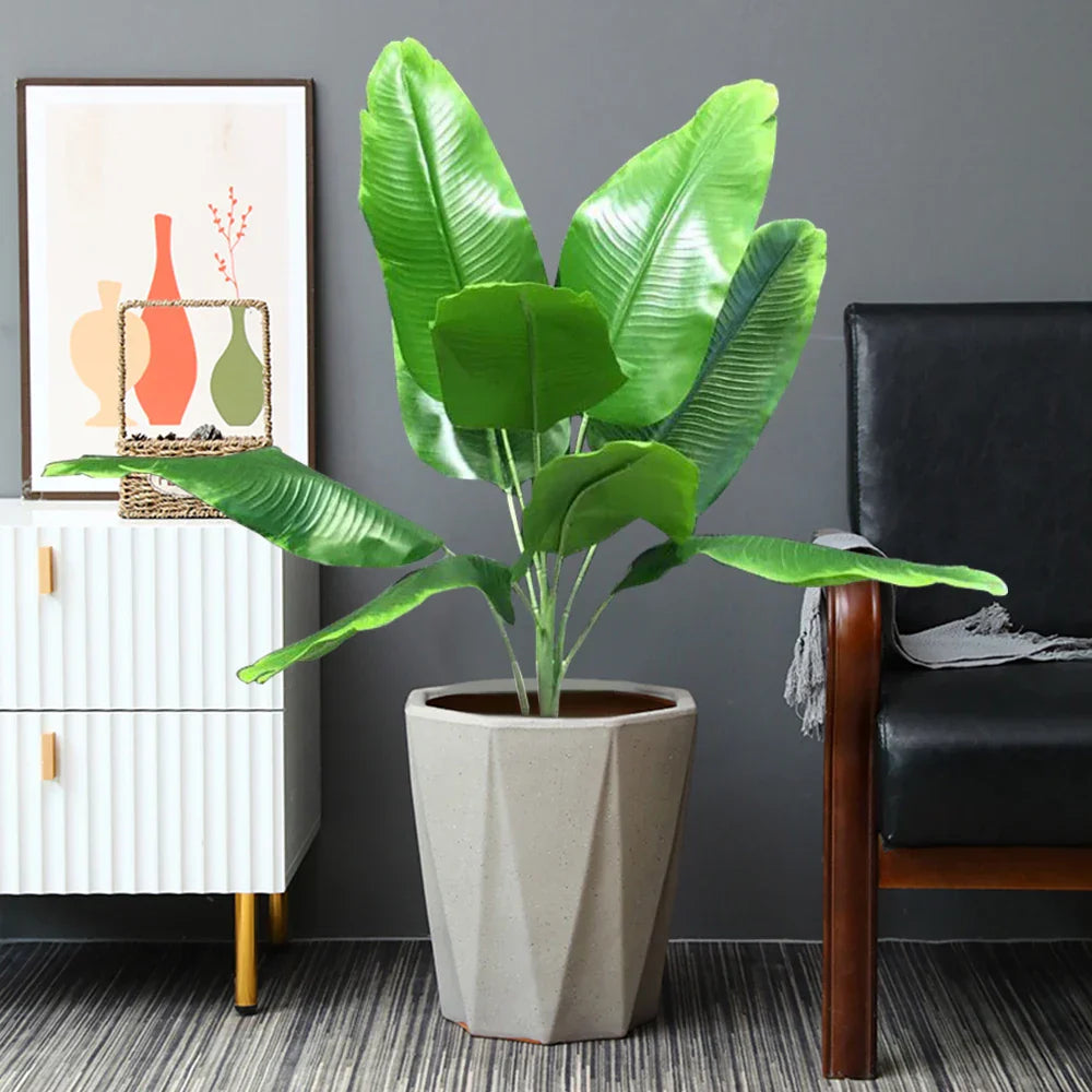 Dlight Decor 78cm Tall Tropical Monstera Plant with Banana Leaves Dlight Decor